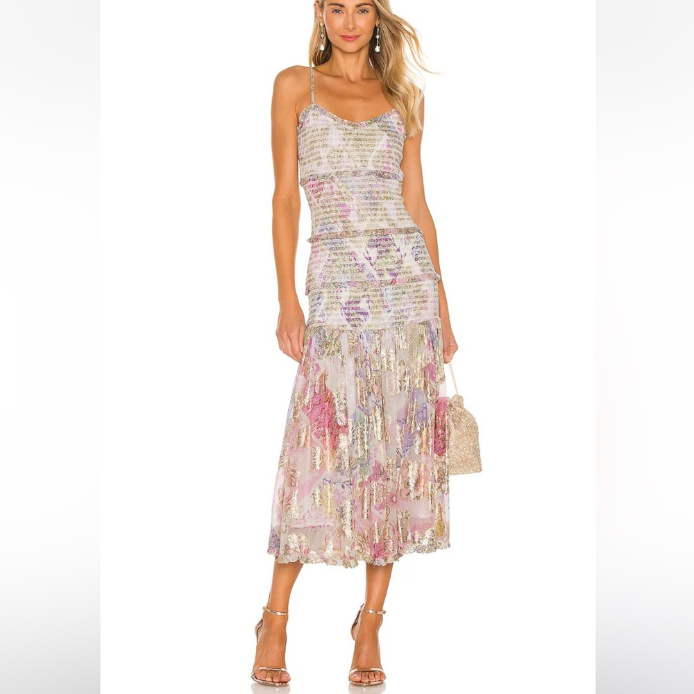 Hemant and Nandita Asher Midi Dress